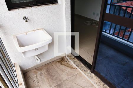 Área de Serviço de apartamento à venda com 1 quarto, 50m² em Vila Valparaiso, Santo André