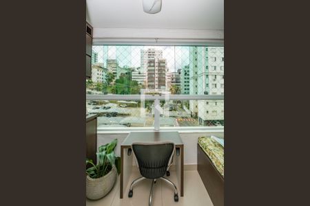 Varanda da Sala de apartamento à venda com 2 quartos, 68m² em Buritis, Belo Horizonte