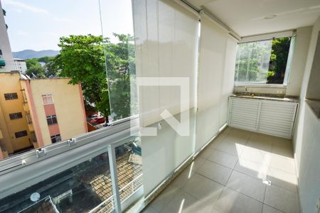 Varanda da Sala de apartamento à venda com 2 quartos, 63m² em Méier, Rio de Janeiro