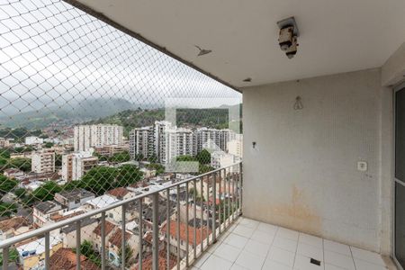 Varanda da Sala de apartamento à venda com 2 quartos, 82m² em Grajaú, Rio de Janeiro