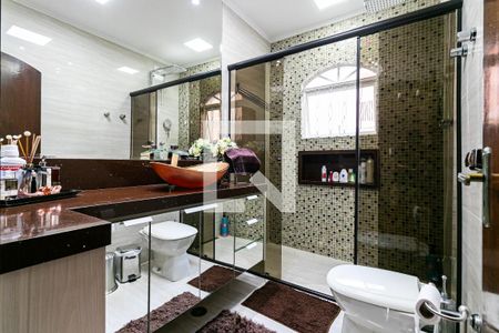 Banheiro da Suíte de casa à venda com 3 quartos, 160m² em Vila Gomes Cardim, São Paulo