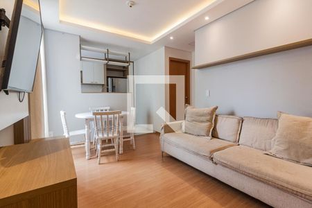 Sala de apartamento para alugar com 2 quartos, 49m² em Serraria, São José