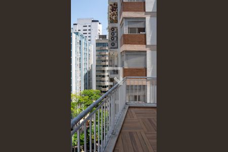 Varanda de apartamento para alugar com 2 quartos, 83m² em Santa Cecília, São Paulo