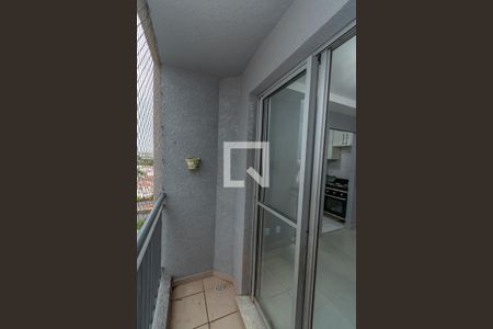 Varanda Sala de Estar/Jantar  de apartamento para alugar com 2 quartos, 49m² em Vila Mimosa, Campinas