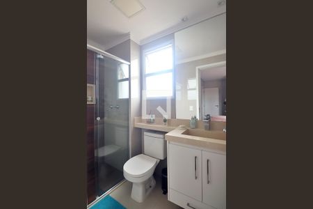 Suíte - Banheiro do Quarto 1 de apartamento à venda com 2 quartos, 64m² em Vila Curuçá, Santo André