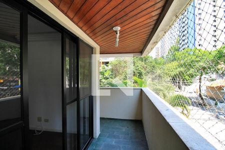 Varanda da Sala de apartamento à venda com 3 quartos, 100m² em Vila Andrade, São Paulo