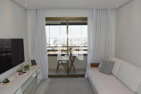 Sala de apartamento à venda com 3 quartos, 85m² em Jardim Santa Cruz (campo Grande), São Paulo