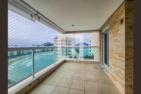 sacada de apartamento para alugar com 3 quartos, 213m² em Jardim Asturias, Guarujá