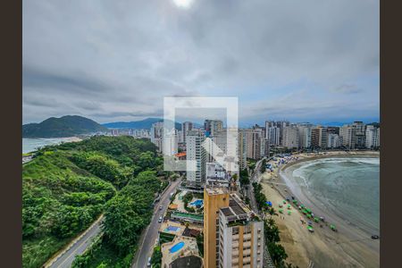 Vista da Sacada de apartamento para alugar com 3 quartos, 213m² em Jardim Asturias, Guarujá