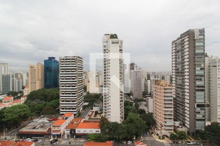 Vista de apartamento à venda com 3 quartos, 120m² em Indianópolis, São Paulo
