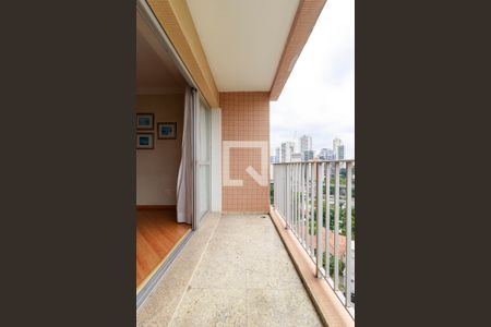 Sala - Varanda de apartamento para alugar com 3 quartos, 115m² em Brooklin, São Paulo