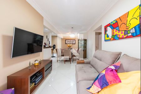 Sala de apartamento para alugar com 3 quartos, 111m² em Vila Valparaíso, Santo André