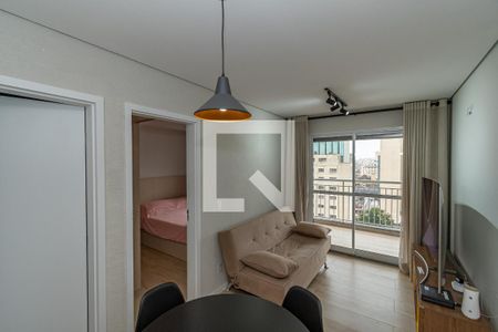 Sala de Estar/Jantar de apartamento para alugar com 1 quarto, 40m² em Centro, Campinas