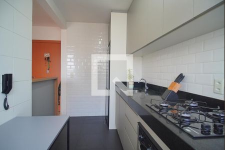 Cozinha de apartamento para alugar com 1 quarto, 55m² em Vila Rosa, Novo Hamburgo