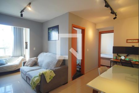Sala de apartamento para alugar com 1 quarto, 55m² em Vila Rosa, Novo Hamburgo