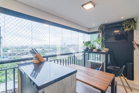 Varanda Gourmet de apartamento à venda com 2 quartos, 88m² em Campestre, Santo André