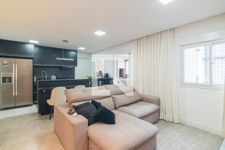 Sala de apartamento à venda com 2 quartos, 88m² em Campestre, Santo André