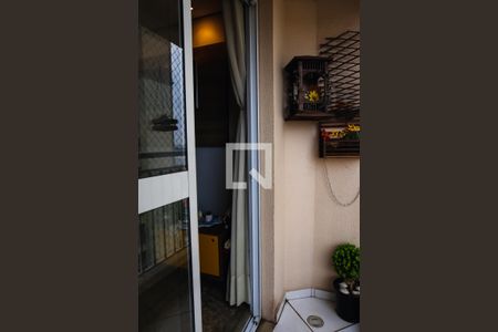 Varanda da Sala de apartamento à venda com 2 quartos, 52m² em Utinga, Santo André