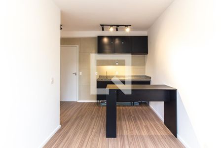 Sala e Cozinha de apartamento para alugar com 1 quarto, 24m² em Bela Vista, São Paulo