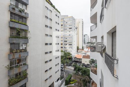 Vista da Varanda de apartamento à venda com 1 quarto, 42m² em Jardim Paulista, São Paulo