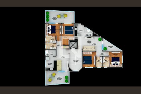 Apartamento à venda com 2 quartos, 106m² em Caiçara-adelaide, Belo Horizonte