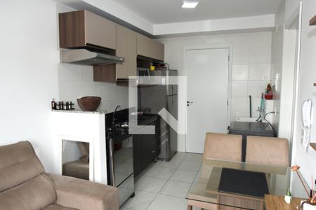 Sala/Cozinha de casa para alugar com 1 quarto, 26m² em Jardim Cidalia, São Paulo