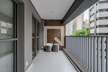 Varanda de apartamento para alugar com 2 quartos, 54m² em Jardim Paulista, São Paulo