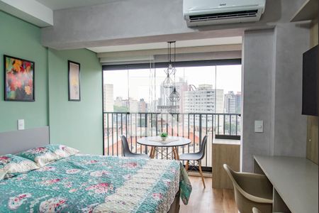 Sala/quarto de kitnet/studio para alugar com 1 quarto, 22m² em Vila Mariana, São Paulo