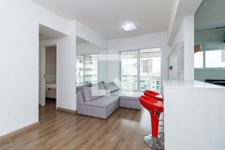 Sala de apartamento para alugar com 1 quarto, 47m² em Jardim Santo Amaro, São Paulo