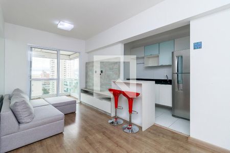 Sala de apartamento para alugar com 1 quarto, 47m² em Jardim Santo Amaro, São Paulo