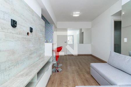 Sala de apartamento para alugar com 1 quarto, 47m² em Jardim Santo Amaro, São Paulo