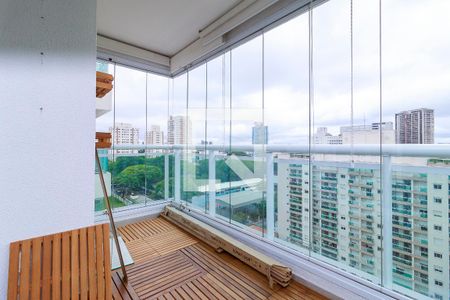 Varanda  de apartamento para alugar com 1 quarto, 47m² em Jardim Santo Amaro, São Paulo