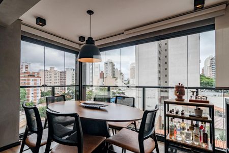 Sala de apartamento à venda com 1 quarto, 60m² em Pinheiros, São Paulo