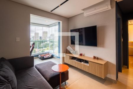 Sala de apartamento à venda com 2 quartos, 55m² em Jardim Paulistano, São Paulo