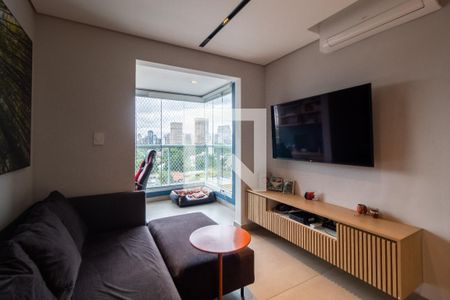 Sala de apartamento à venda com 2 quartos, 55m² em Jardim Paulistano, São Paulo