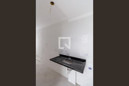 Sala e Cozinha Integrada  de apartamento para alugar com 2 quartos, 36m² em Cidade Centenário, São Paulo