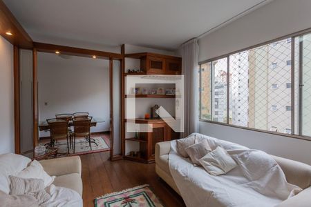 Sala de apartamento à venda com 3 quartos, 100m² em Santo Antônio, Belo Horizonte