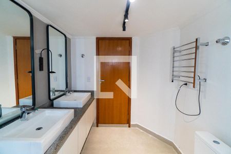 Banheiro da Suíte 1 de apartamento à venda com 4 quartos, 216m² em Vila Mascote, São Paulo