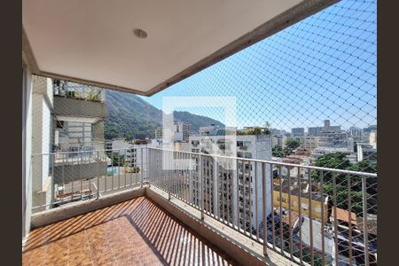 Varanda de apartamento para alugar com 3 quartos, 95m² em Botafogo, Rio de Janeiro