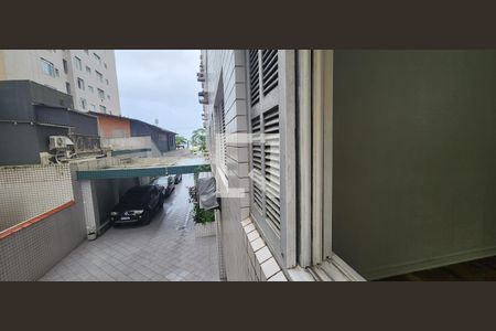 Vista do Quarto de apartamento para alugar com 1 quarto, 44m² em Gonzaga, Santos