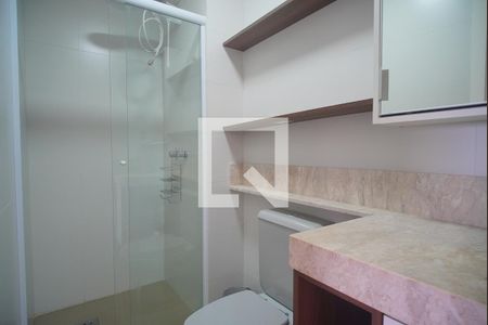 Banheiro de apartamento para alugar com 1 quarto, 45m² em Centro, Novo Hamburgo