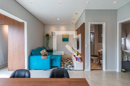 Sala de apartamento à venda com 1 quarto, 60m² em Tamboré, Santana de Parnaíba