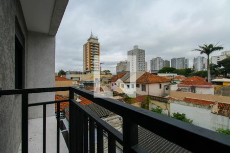 Varanda da Sala de apartamento para alugar com 1 quarto, 30m² em Parque São Jorge, São Paulo