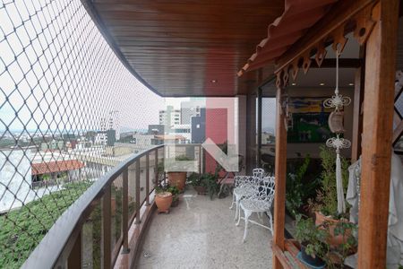 Varanda da sala  de apartamento à venda com 4 quartos, 160m² em Ouro Preto, Belo Horizonte