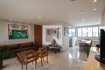 Sala  de apartamento à venda com 4 quartos, 160m² em Ouro Preto, Belo Horizonte