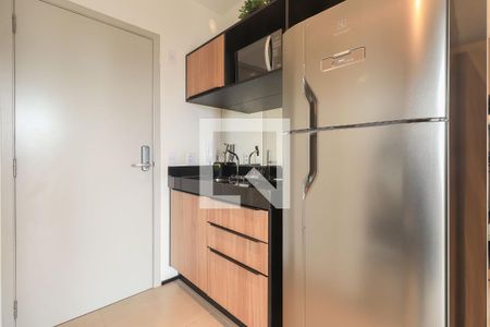 Cozinha de kitnet/studio à venda com 1 quarto, 21m² em Vila Mariana, São Paulo