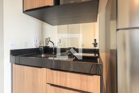 Cozinha de kitnet/studio à venda com 1 quarto, 21m² em Vila Mariana, São Paulo