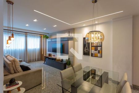Sala de apartamento à venda com 3 quartos, 125m² em Fernão Dias, Belo Horizonte