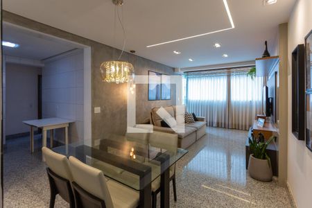 Sala de apartamento à venda com 3 quartos, 125m² em Fernão Dias, Belo Horizonte