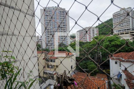Vista da Sala de apartamento à venda com 3 quartos, 95m² em Laranjeiras, Rio de Janeiro